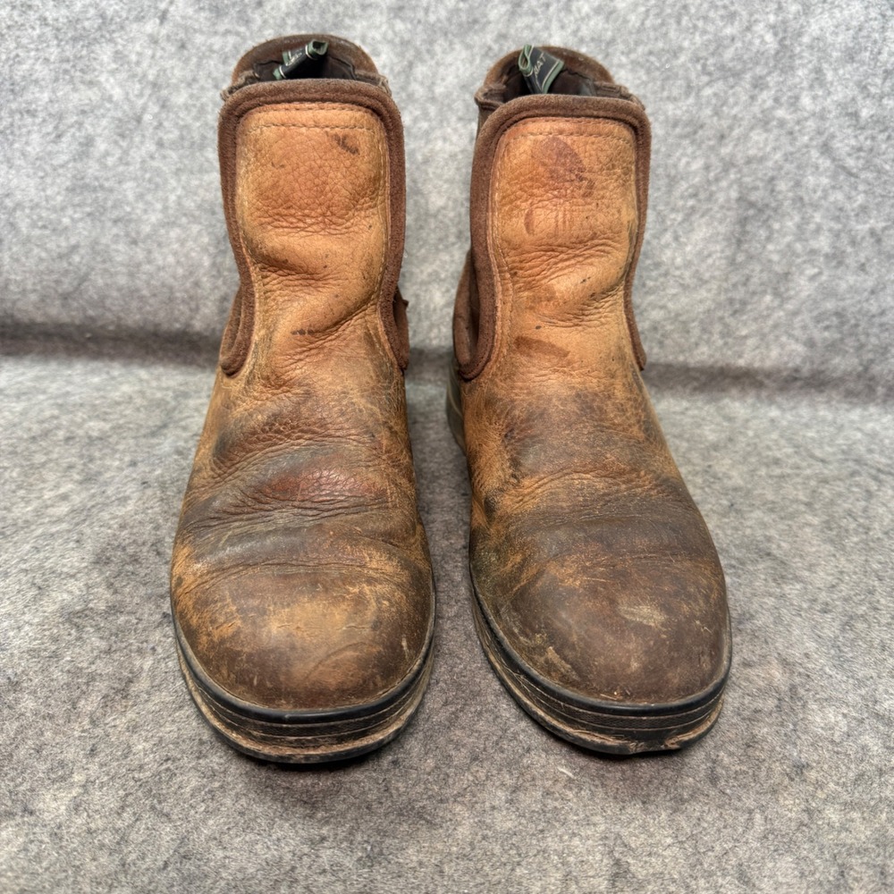 Ariat Barnyard Twin Gore II Waterproof Leather Boots Brown 10029554 Womens 7.5B - Picture 2 of 8